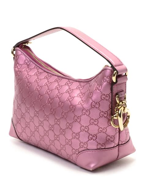 pink gucci bag leather|Gucci shoulder bag vintage.